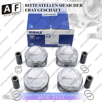 4x Kolben Satz SKODA VW Seat Audi Ø 21mm 1.8 TFSI TSI BZB CDA  CDAA 06H107099AE