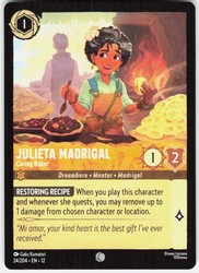 Julieta Madrigal - Caring Baker 24/204 Common Wilds Unknown Lorcana