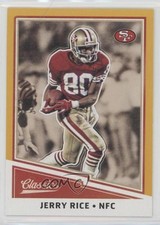2017 Panini Classics Legends Glossy Jerry Rice #154 HOF 4r2