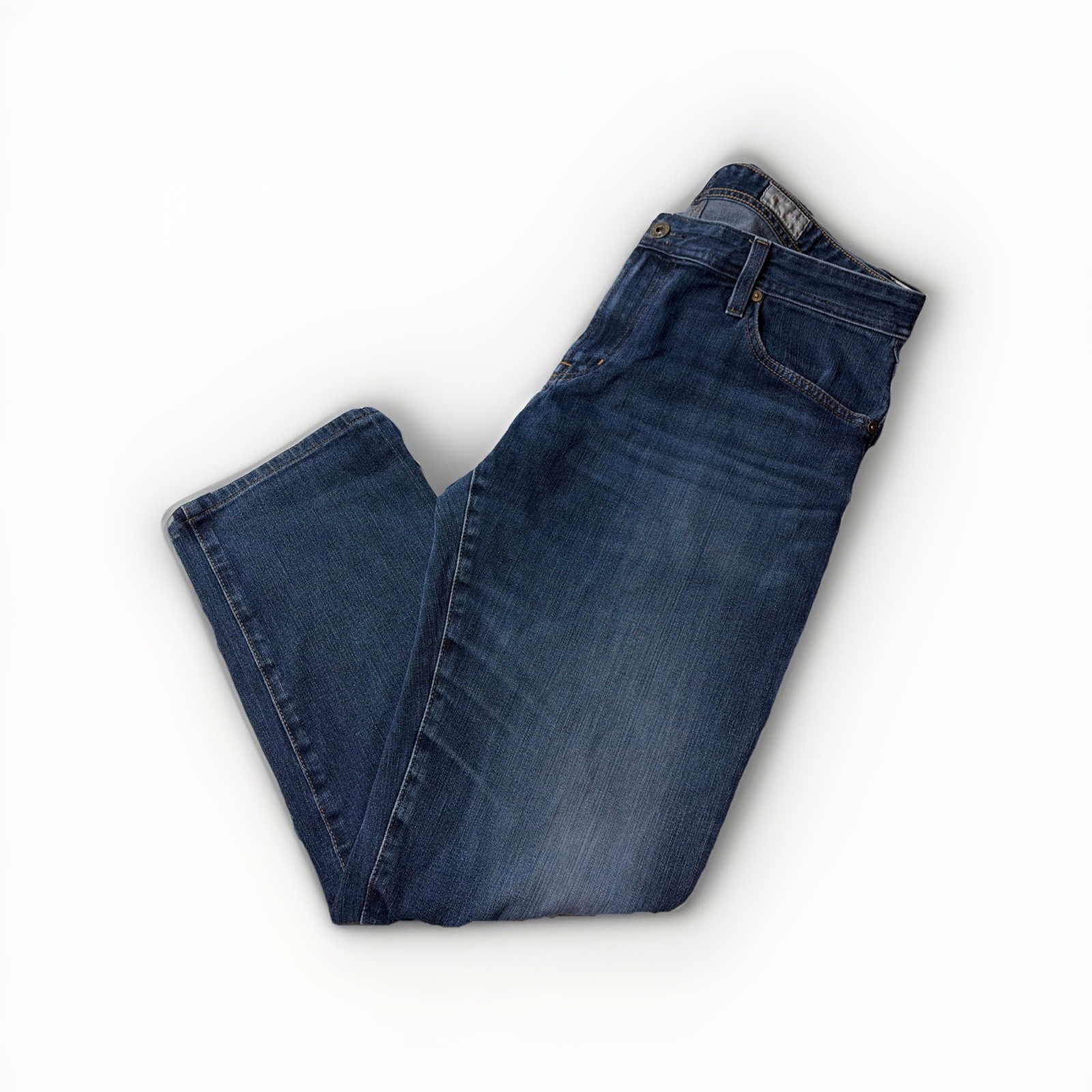 Adriano Goldschmied Men’s Jeans 36x34 Tellis Denim 360 Blue Denim AG