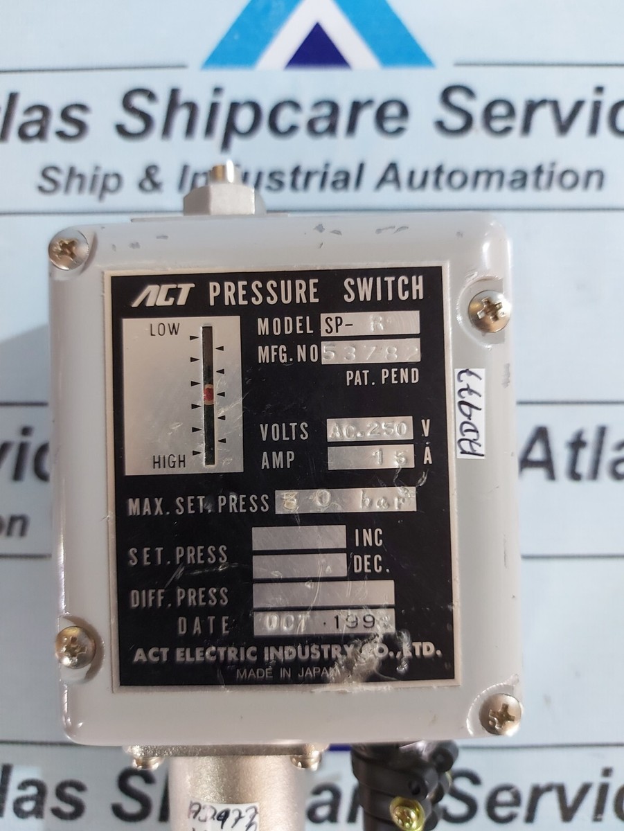 ACT PRESSURE SWITCH SP-R-250 | eBay