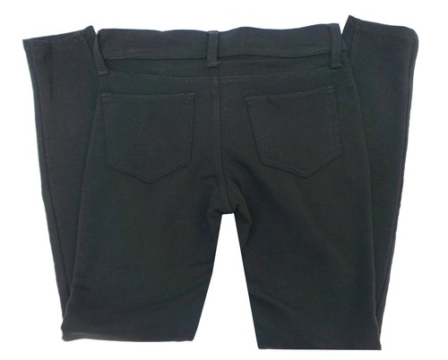 Imperial Star Black French Terry Knit Pants Leggings Big Girls Kids 7 - Picture 2 of 2