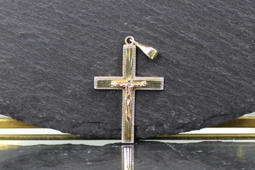 Kreuzanhänger, Goldkreuz aus 585er Gold, 14 Karat, Italien - Bild 13 von 13