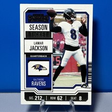 2023 Panini Contenders - Season Ticket #9 Lamar Jackson