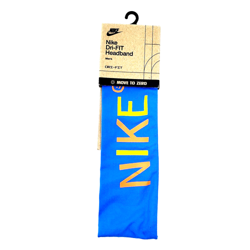 Nike Dri-Fit Stirnband Erwachsene Unisex Blau Head Band Move to Zero - Bild 3 von 4