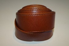 Taschenriemen Kunstlederriemen genäht Trageriemen 25 mm / 2,5 cm mittel braun