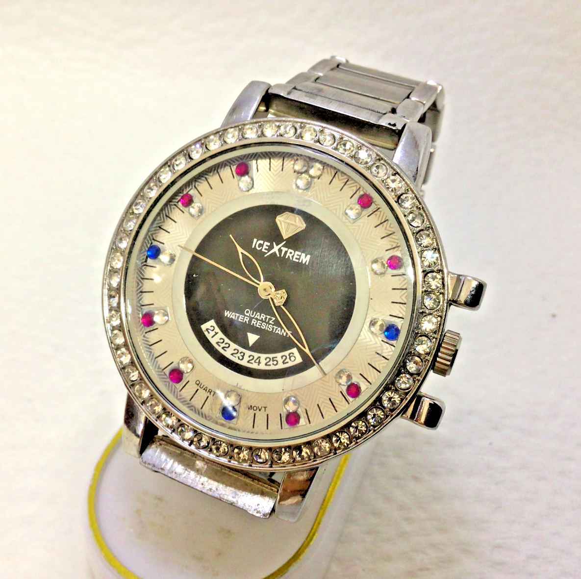 ICE XTREME - 50mm WIDE ICED OUT QUARTZ WATCH, | eBay