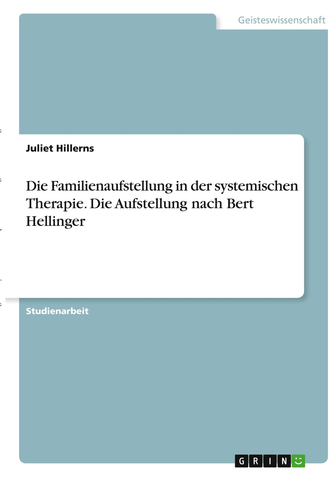 Thumbnail - Juliet Hillerns | Die Familienaufstellung In Der Systemischen