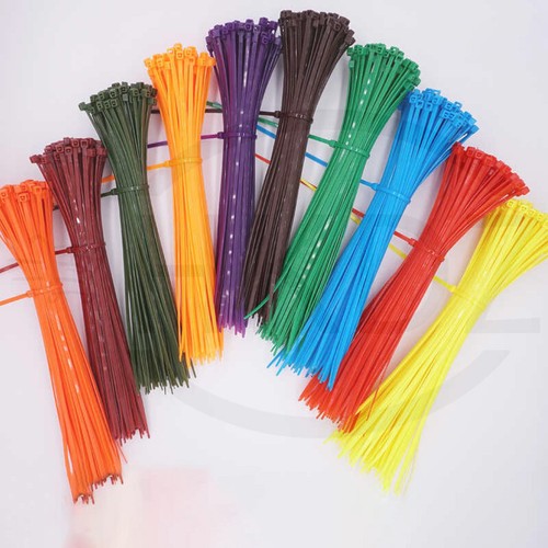 100pcs Nylon Plastic Cable Ties Zip Tie Wraps Coloured Small Large 100 200 300mm - Bild 16 von 45
