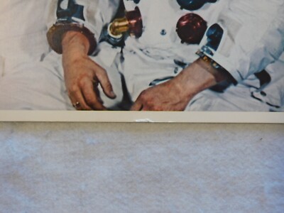 Tirage D’Art Encadré Vintage – Astronautes Neil Armstrong, Michael Collins & Buzz Aldrin