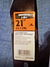 NEW! Power Care 21' Universal 3-IN-1 Lawn Mower Blade  181-166 All Models.