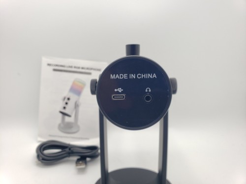 USB Gaming /YouTube RGB Mic Condenser Microphone w/ Cancellation & Mute Control - Picture 9 of 15