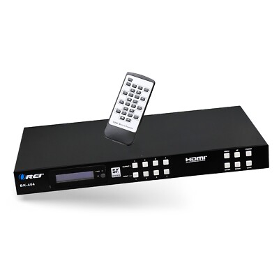 OREI 8K 4x4 HDMI Matrix Switcher w/Audio Extractor, 4K@120Hz, HDCP 2.3, Remote