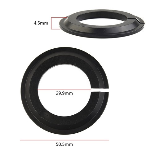 Crown Race Fork Adapter Tapered Steerer Tube Converter 1 1/8in to 1 1/2in - Picture 6 of 12