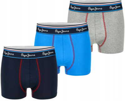 PEPE JEANS HERREN-BOXER-BAUMWOLLHÖSCHEN 3ER-PACK S-XL