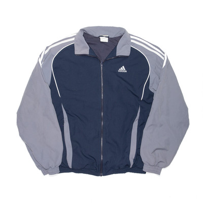 ADIDAS Sports Blue Track Jacket Mens L 