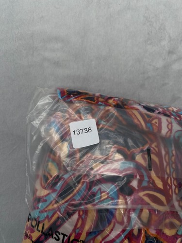 Rockmans Button Thru Midi Dress Womens 14 Blue Pink Paisley Shirred Boho NEW - Picture 12 of 12