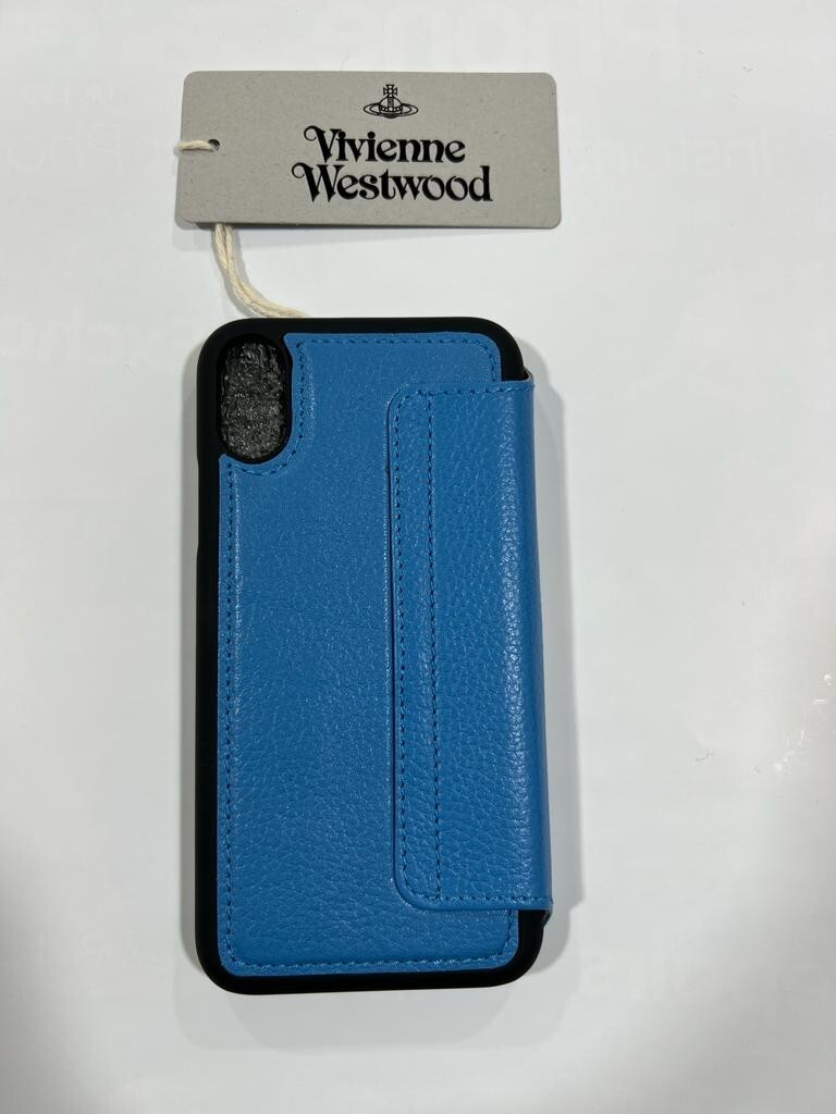 Vivienne Westwood iPhone X / XS Leather Wallet Flip Case Book
