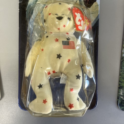 mcdonalds ty beanie babies 1999 Three Babies Maple-Glory- Britannia - Picture 6 of 7