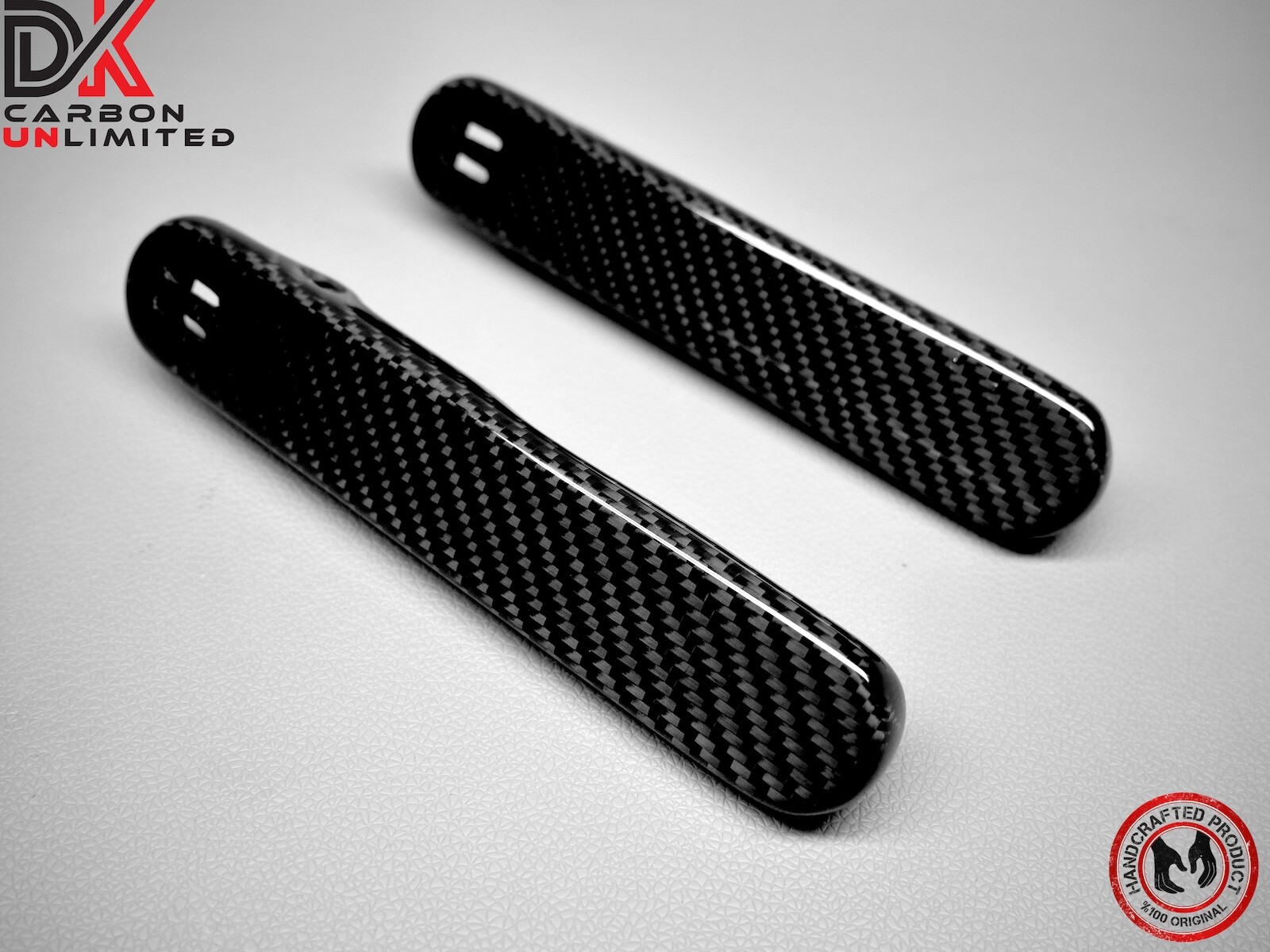 Aston Martin DB12 New Vantage 2025 Gloss Carbon Exterior Door Handles Blades