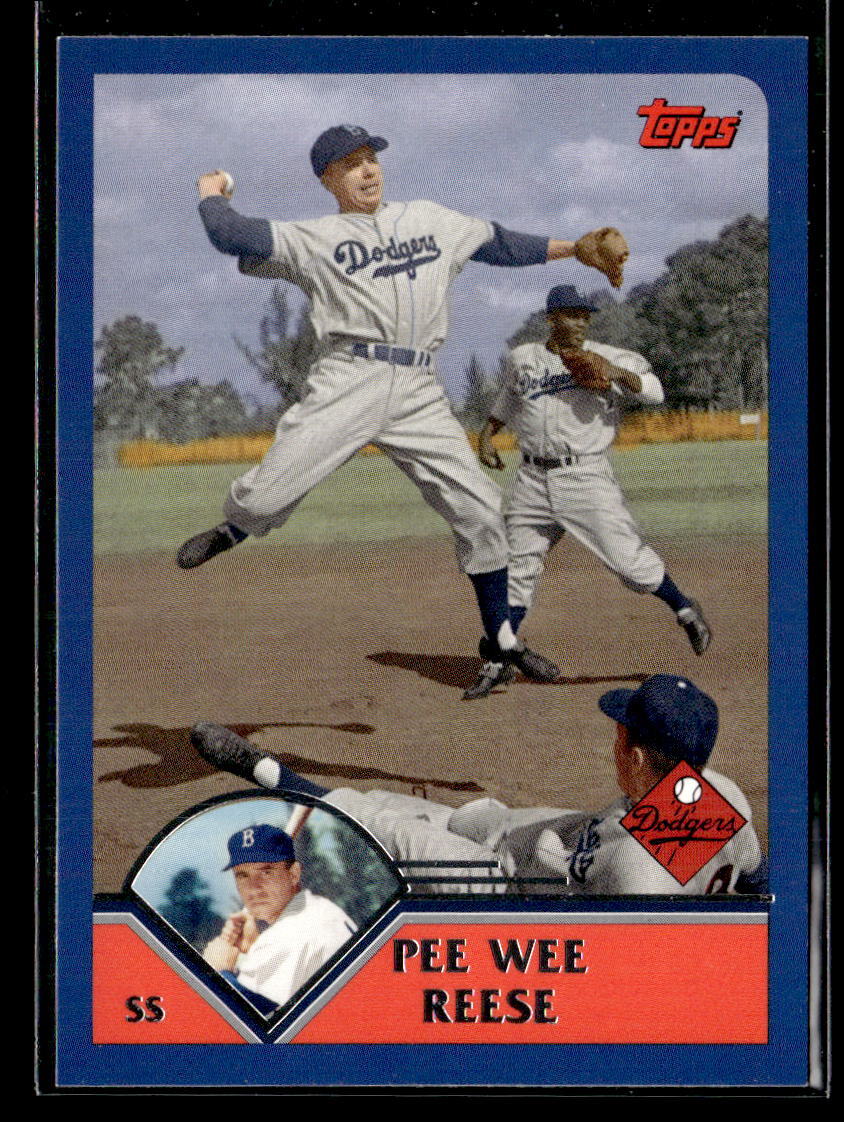 2010 Topps Vintage Legends Pee Wee Reese #VLC-44 Baseball Card