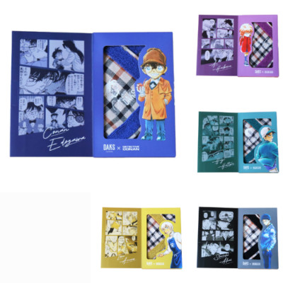Detective Conan x DAKS Towel Handkerchief 25cm 9.8