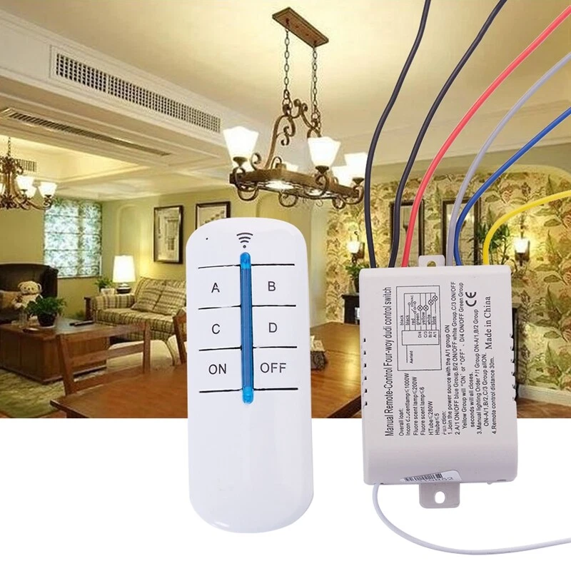 Remote control cheap ceiling light switch