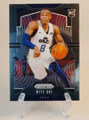  2019-20 prizm MIYE ONI (rookie) basketball card #300  *Jazz* *Yale*