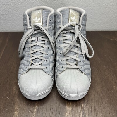 Adidas Pro Model Xeno Men's Gray Sneakers Size 11 Reflective Model