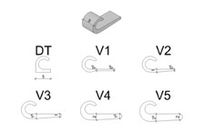 20x Car Cable Tidy For Phone Dash Cam Power Data Organise Clip Hide *6 DESIGNS* 