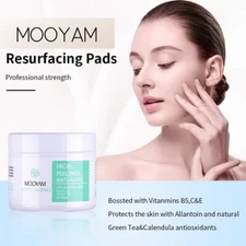 Glycolic Acid 35% Facial Exfoliating Peel Pads AHA Green Tea - 50 pads USA Stock