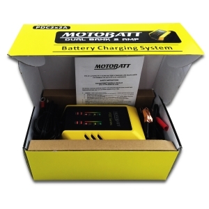 Chargeur Motobatt DUO BANK 12v 2A PDC2X2A maintien charge
