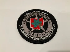 Black Gray Round USMS US Marshal Columbus Cincinnati State OHIO OH Police