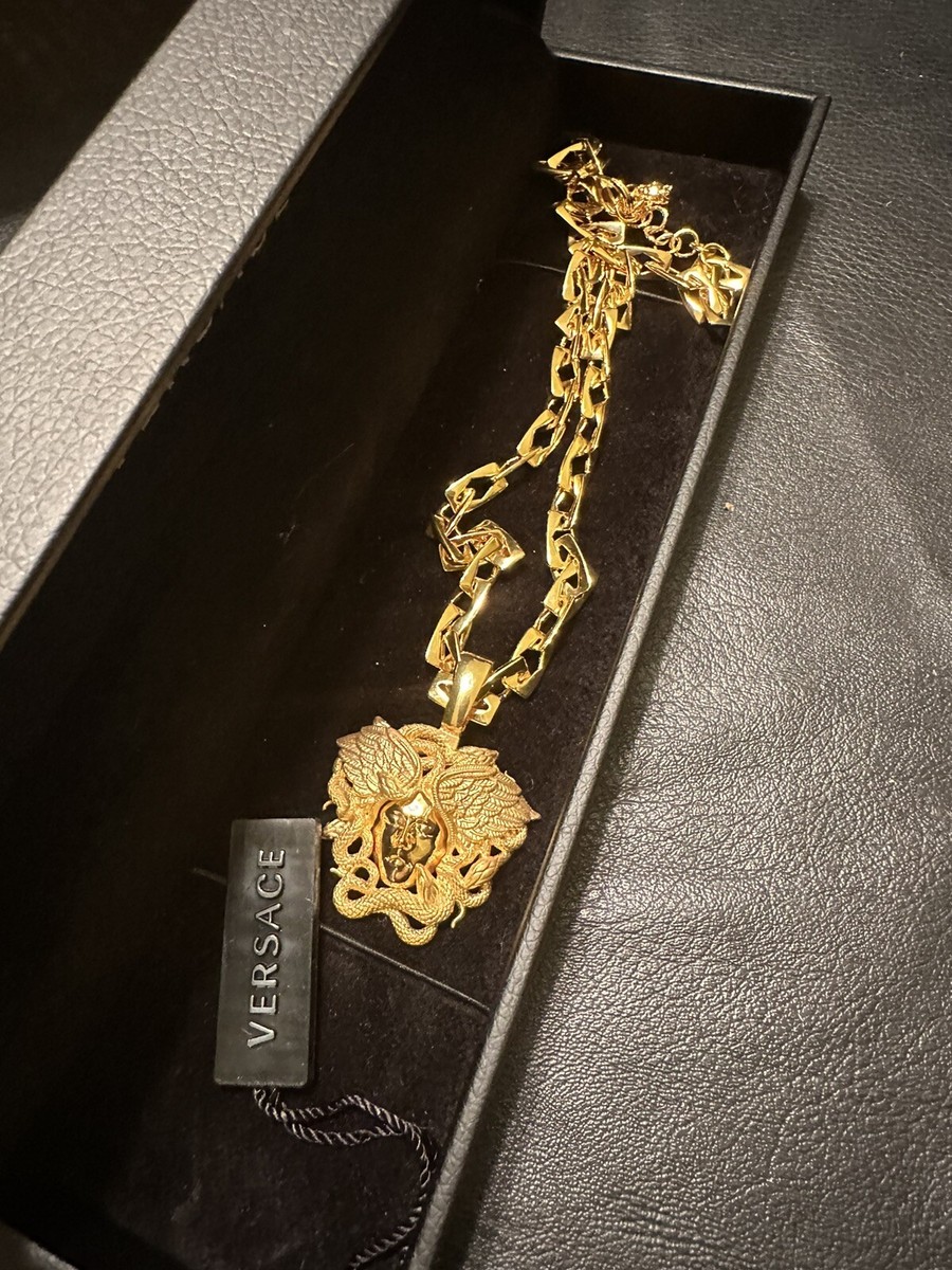 VERSACE LA MEDUSA NECKLACE - UNISEX - ONE SIZE - NEW Made In