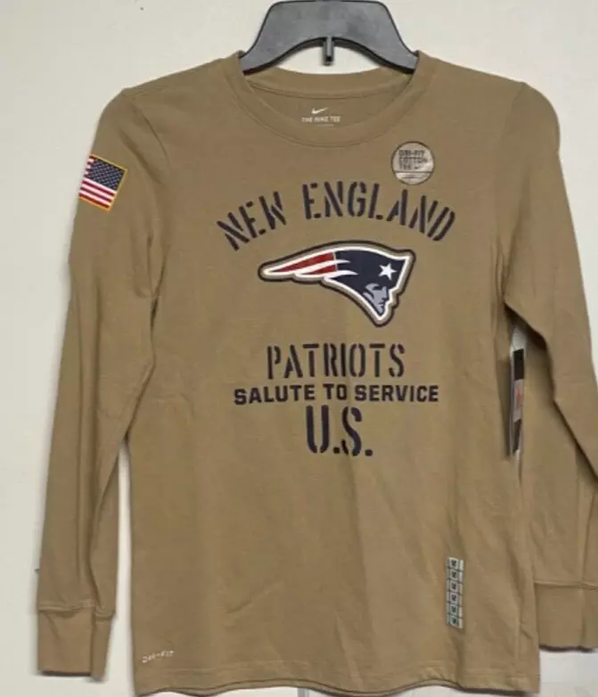 New England Patriots Nike Salute To Service Long Sleeve T Shirt