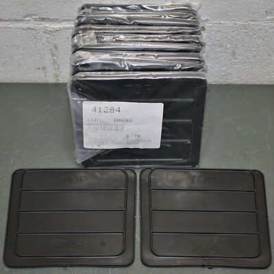 (20) Akro-Mils Dividers 41284, for Stacking Hopper Bins 30284, Black Plastic