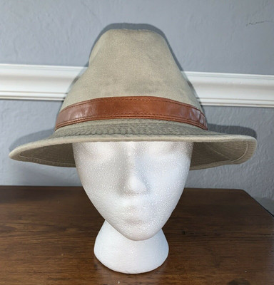 Cotton Fedora Safari Rain Hat XL 