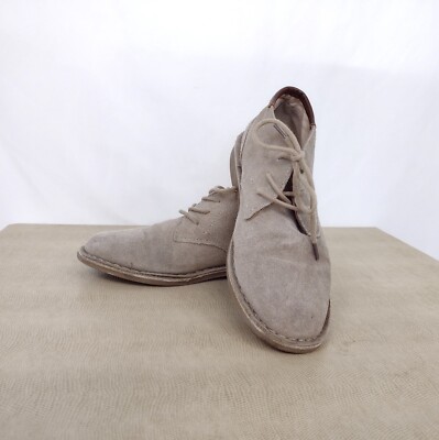 Kenneth Cole New York Mens Boots Real Deal Tan Suede Lace Up  display picture 3