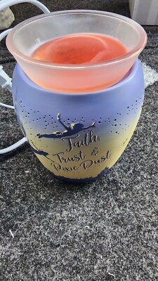 Scentsy Disney Tinker Bell Peter Pan Wax Warmer, Faith, Trust, & Pixie Dust  ️
