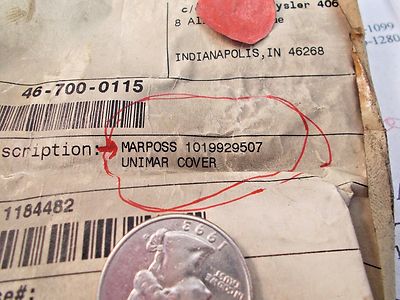 Marposs 1019929507 Unimar Cover  (Pack of 2)