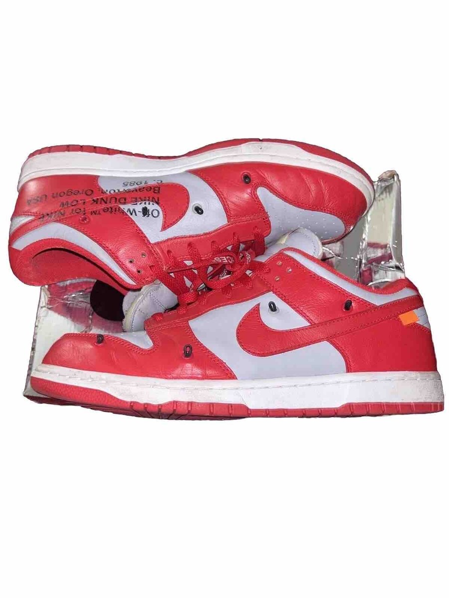 Nike Dunk Low University Red x Off-White size 11.5 Off White X Dunk Low  main image 3