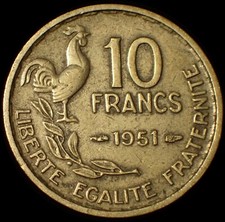 France 10 Francs, 1951 for sale online | eBay UK