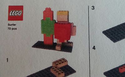 LEGO  Pick-a-brick Modell Surfer Neu in OVP mit BA  pickable model