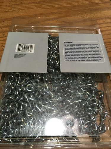 Equiprite® - 20' #4 Zinc LoCarb 215Lb-WLL Short Pitch Straight Mach Chain - Picture 2 of 2