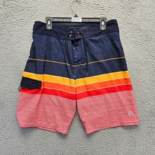 Ocean Current Boardshorts Mens Size 34 Multicolor Surf Swim Shorts