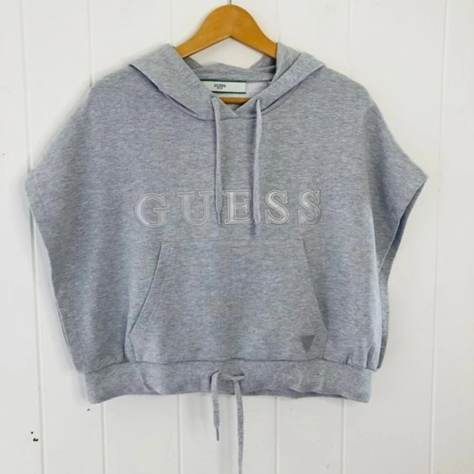 Guess Womens Top Hooded Dolman Sleeve Sweatshirt X-Large - Image 2 of 4