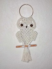 Homemade Owl Wall Hanging Macrame 