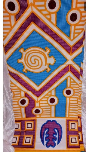 Yeshua African Cotton Print Ankara Fabric Beautiful Colours ~ 6 Yards