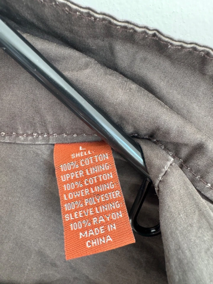 Chaqueta utilitaria Tommy Bahama de algodón verde oliva para hombre bolsillos grandes Foto 4 de 4