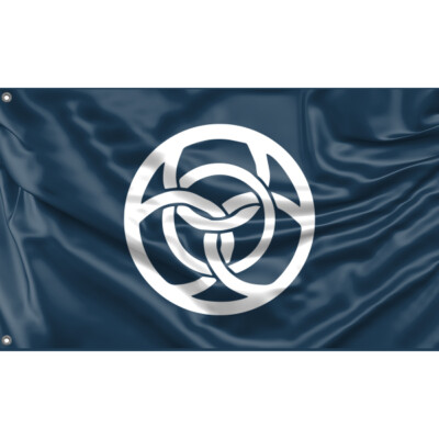 The Frozen Wilds inspirierte Flagge einzigartiges Design, 3x5 Fuß / 90x150 cm Größe, EU Made